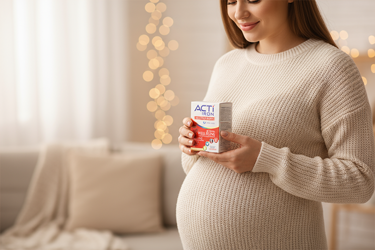 مکمل اکتی آیرون در بارداری برای سلامت مادر و جنین